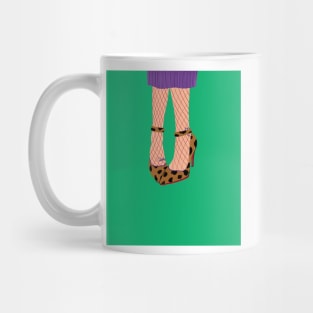 Leopard shoes Mug